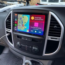 6+128GB DAB+ Carplay Android14 Car Radio For Mercedes Benz Vito W447 GPS NavSWC