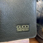 FILOFAX DX1 CLF 7/8 DESKFAX-V RARE  GREEN GUCCI TIMEPIECES VINTAGE-CALF LEATHER