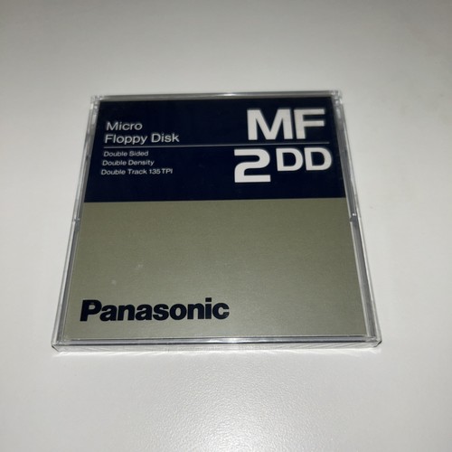 Panasonic MF 2DD Micro Floppy Disk ~ New Sealed! Double Sided 135 TPI JAPAN - Afbeelding 7 van 7
