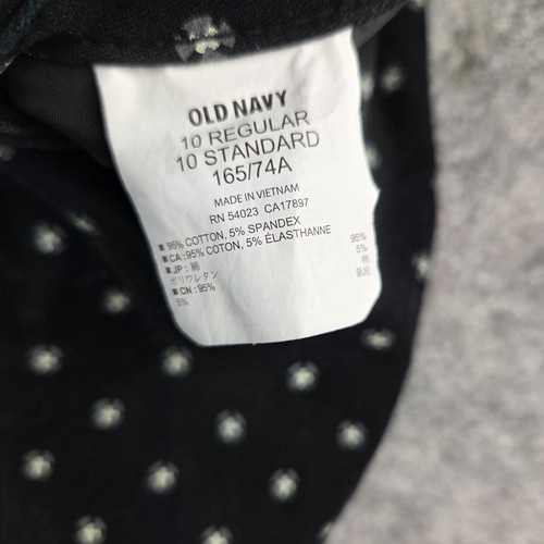 Old Navy Pants Womens 10 Black Polka Dot Pixie Skinny Casual Pockets 12865 - Picture 3 of 14