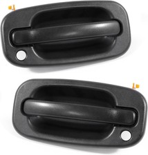 Exterior Door Handle Front Left  Right Pair Compatible with 1999-2007 Chevy