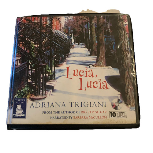 Lucia, Lucia by Adriana Trigiani (10 disc ex-library audiobook CD) B McCulloh - Picture 1 of 8