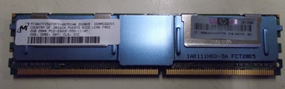 Micron 2GB DDR2 2Rx4 PC2-5300F ECC, RAM DIMM 398707-051, P/N 398707-051. #SU-137