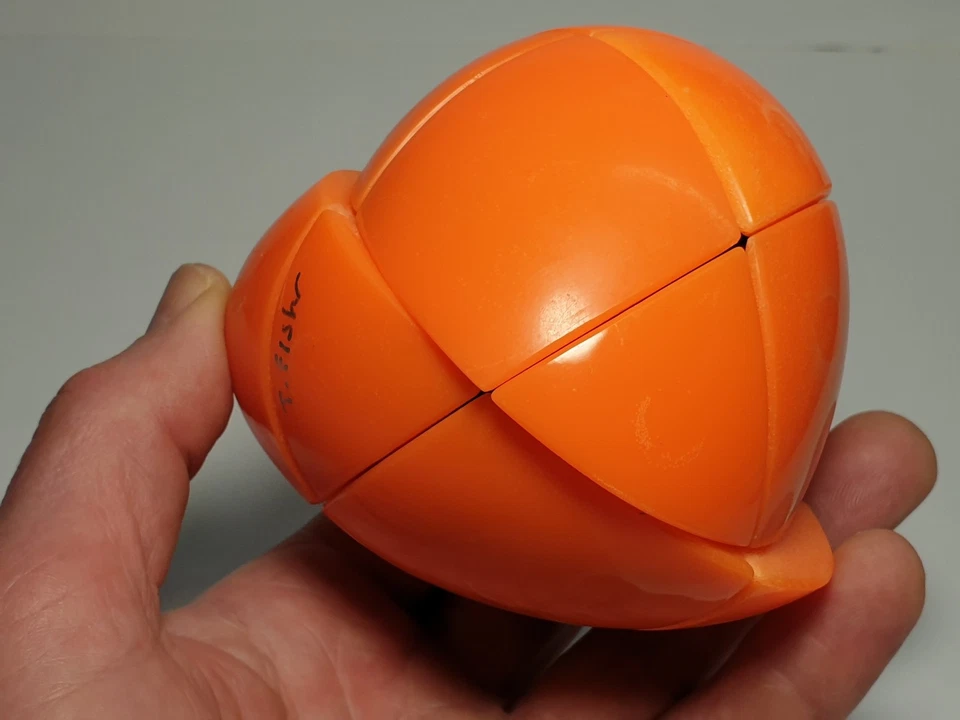 REJECT - Orange "Golden" Egg Puzzle (Custom made & signed by Tony Fisher) - Image 3 of 4