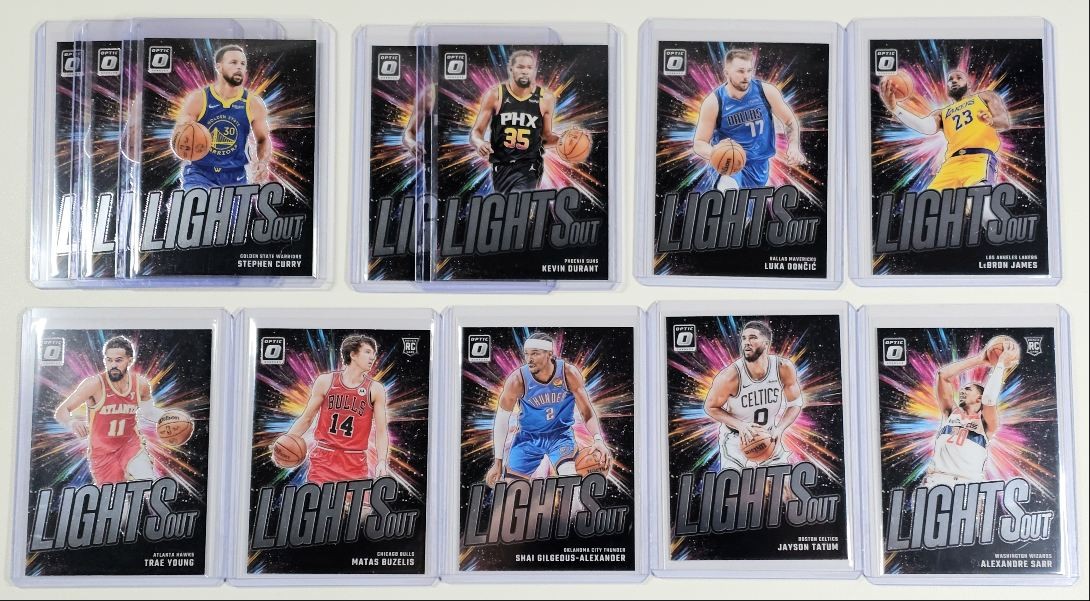 [12] MATAS BUZELIS LUKA DONCIC 2024-25 OPTIC LIGHTS OUT ROOKIE RC Q2615