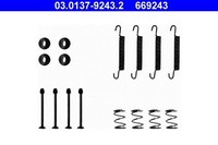 NEU - ATE 03.0137-9243.2 ZubehöRsatz, Feststellbremsbacken FüR Opel Saab