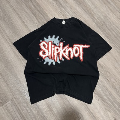Vintage Slipknot Merch T-shirt 2000 Double Side Iowa Licensed Rare SZ M