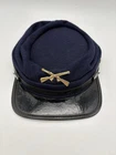 Civil War Union Type Hat Vintage Made In USA Wool Blue Cap Reproduction