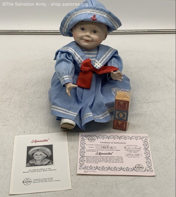 Knowles Ashton Drake Galleries 'Amanda' Picture Perfect Babies Collection Doll