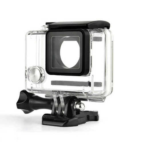 Funda Negra Impermeable 30M Carcasa Buceo Cubierta Protectora Para GoPro Hero 4 3+ - Imagen 6 de 10