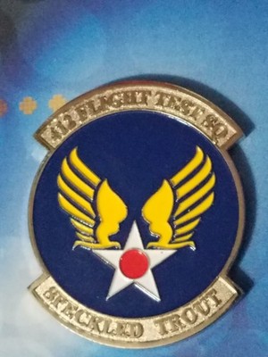 Speckled Trout 412th Flight Test Squadron TROUT 99 30 YEARS Challenge Coin