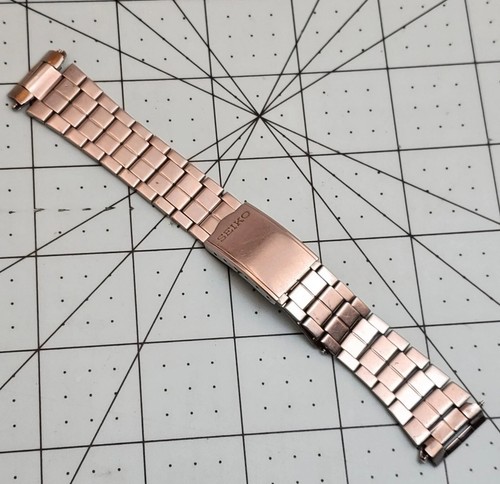 VINTAGE SEIKO STAINLESS STEEL 20mm WATCH BAND BRACELET - 第 1/10 張圖片