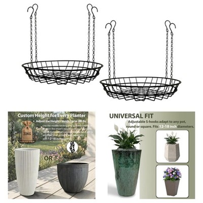 2x Verstellbarer Pflanzeinsatz für Töpfe Pflanzstufen für Gartenparty Outdoor