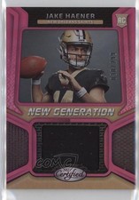 2023 Certified New Generation Jerseys Mirror Pink /299 Jake Haener #NGJM-36 ms9