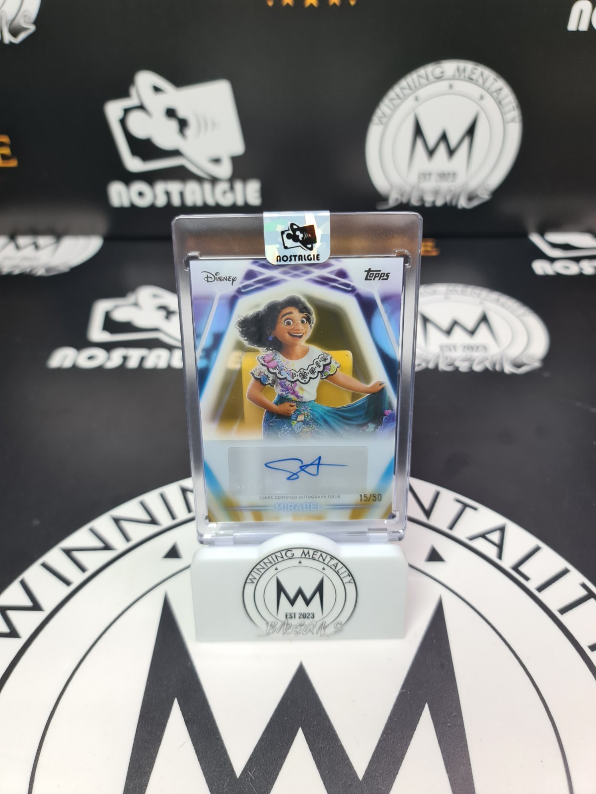 Stephanie Beatriz #TNA-SB 2026 Topps Disney Neon Autograph trading card — raw and PSA graded price guide