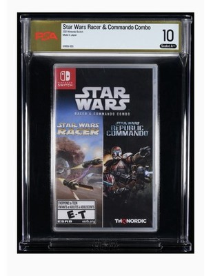 Video Games Star Wars Racer and Commando Combo Nintendo Switch Graded PSA 10 A++