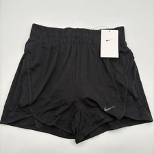 New Nike Breezy Athletic Flow Girls Shorts With Liner Medium Black