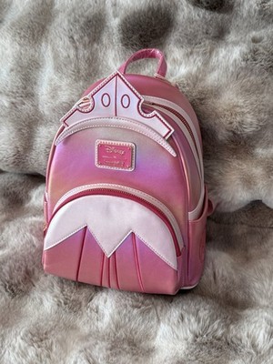 Loungefly Pink iridescent Mini Backpack s-l400.jpg main image 4