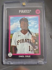 ONEIL CRUZ SSP 2022 Topps Heritage 1973 Venezuela Stamp ROOKIE RC CASE HIT