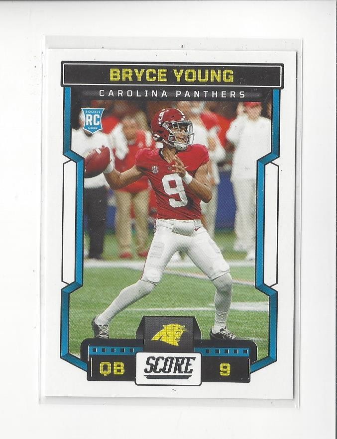 2023 Score #301A Bryce Young RC Rookie Panthers
