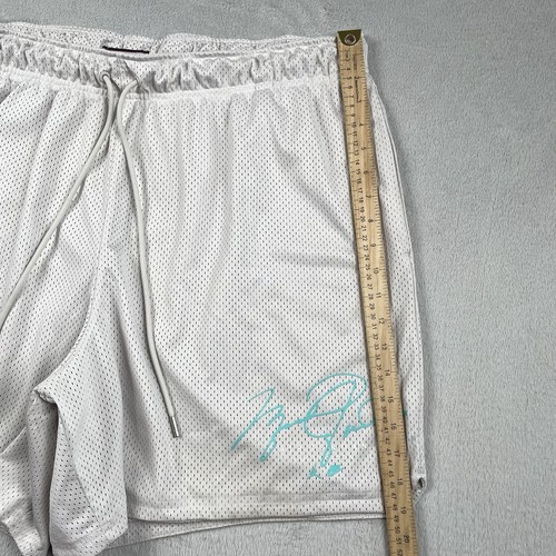 Nike Jordan Basketball Shorts Mens 3XL Cream Mesh Drawstring Essentials 6.5" - Picture 5 of 8
