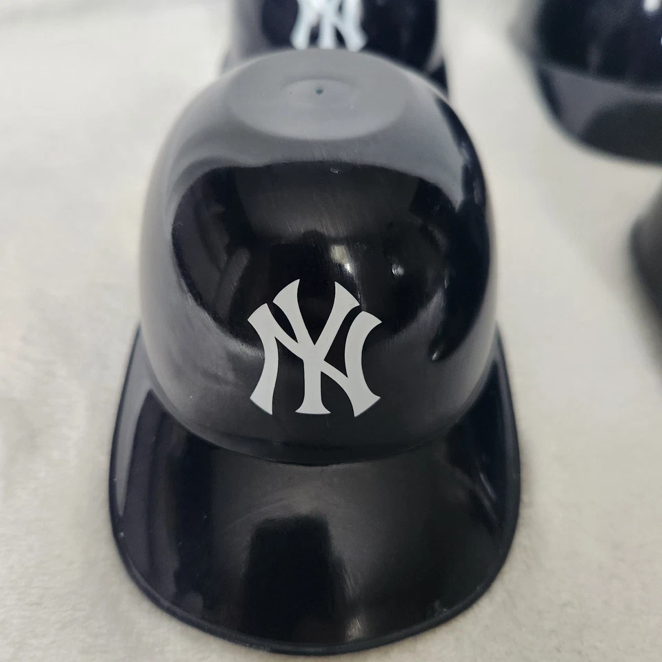 Rawlings-New York Yankees-Mini Casco Helado Cuenco-Recuerdo-Azul Marino 5”-Lote de 6 Foto 3 de 4