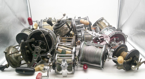 Lot of Ocean Fishing Reels Penn & More Parts or Repair, Restoring Needed *AS IS*