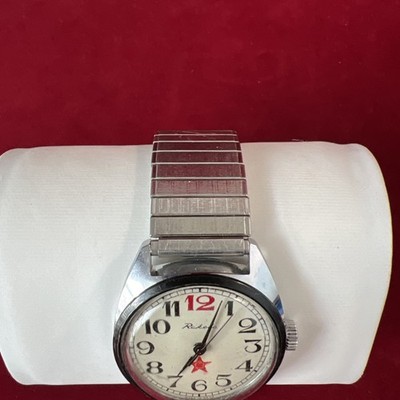 Very Rare Vintage Watch RAKETA rocket RED 12 Red Star 32mm | eBay