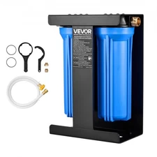 VEVOR RV Water Filtration System,2-Cartridge Water Filter System for Campers,Rem