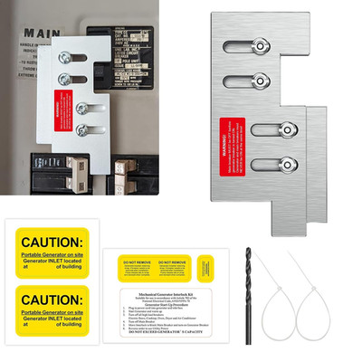 Generator Interlock Kit Compatible with Eaton or Cutler Hammer Vertical Throw CH