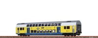 Brawa 44576, Doppelstockwagen 2. Kl., Metronom, Innenbeleuchtung, Neu & Ovp, H0