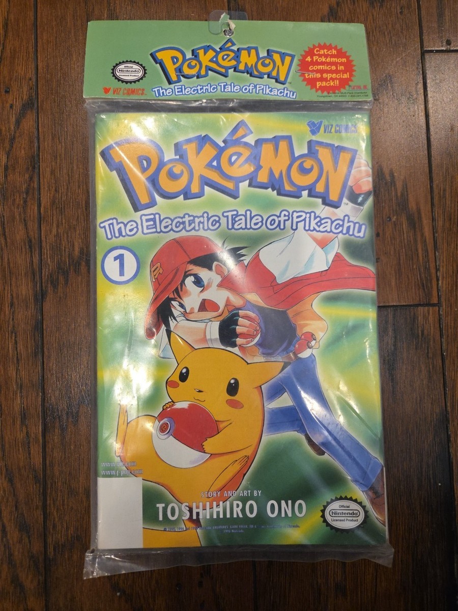 Pokémon The Electric Tale of Pikachu #1-4 Comic Book Set 1999 Viz