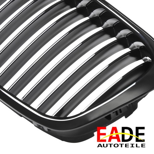 KÜHLERGRILL NIEREN GRILL GLANZ SCHWARZ EINZELSTEG FÜR BMW 5ER E39 LCI M5 - Afbeelding 4 van 4