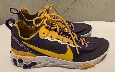 Nike React Element Minnesota Vikings Shoes Ck4987-500 Mens size 8