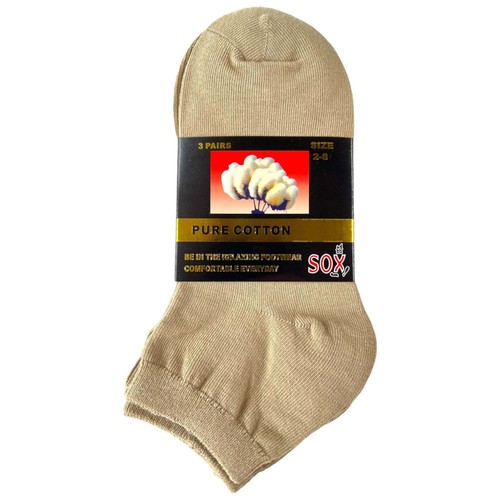 3 pares de calcetines informales transpirables de algodón puro corte bajo al tobillo para hombres y mujeres - Imagen 6 de 15