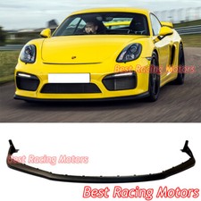 For 2016 Porsche 981 Cayman Gt4 Boxster Spyder Oe Style Front Bumper Lip Pp