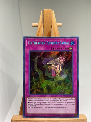 Die Wetterdonnernde Leinwand - Secret Rare 1. Auflage SPWA-DE040 - NM - YuGiOh