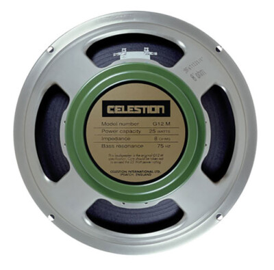 Celestion G12M Greenback 12 Inch Guitar Speaker 25 Watts - (8 ohm)