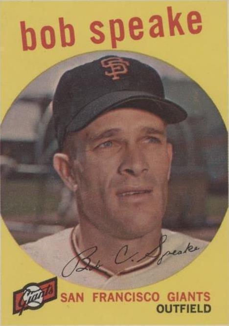 1959 Topps - Bob Speake #526 - 1 of 1