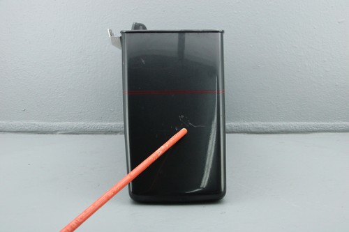 2009 Harley Electra Glide Right Saddlebag Bottom BLACK PEARL / BURGUNDY STRIPES - Picture 7 of 14