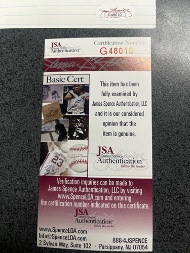 Herman Keiser Signed 3 x 5 Index Card - JSA Authentication GOLF - Picture 2 of 3