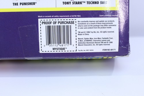 Mystique X-Men Deluxe Ed. Action Figure Toy Biz Vintage Nuova 48171 Marvel 10" Super - Foto 12 di 12