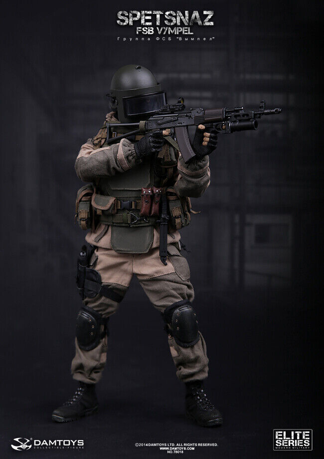 DAMTOYS 1/6 エリートシリーズ　スペツナズ in ベスラン DAMTOYS 1/6 ロシア特殊部隊スペツナズ in ベスラン - 1/6