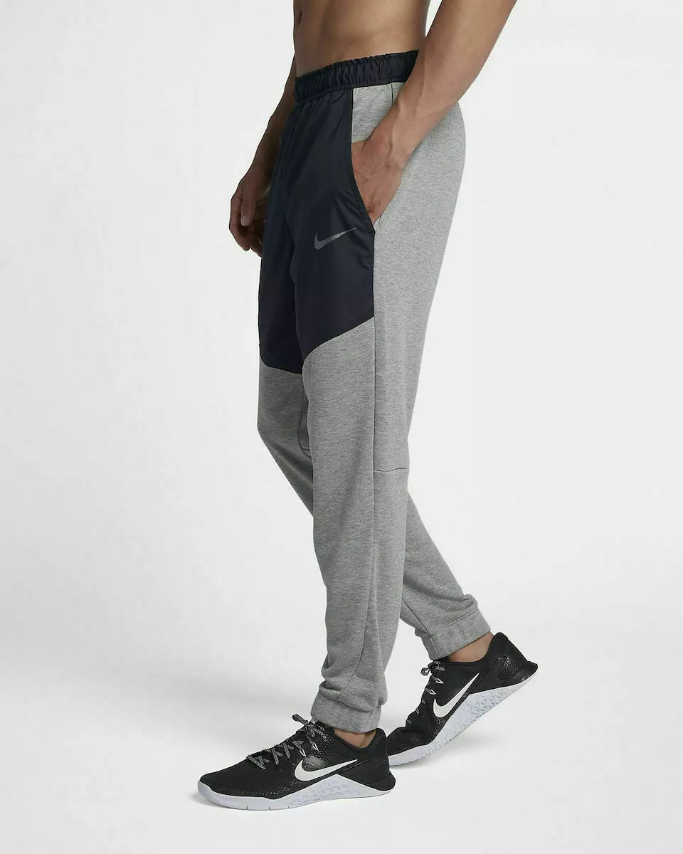 NIKE DRI FIT MEN UTILITY CORE FLEECE TRAINING PANTS TROUSERS GREY  AJ7032-063 XL