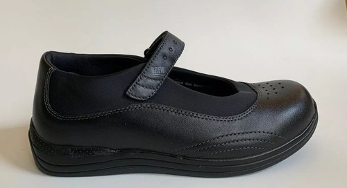 Drew Rose P221 Women's Black Leather Mary Jane Orthotic Shoes Size 7.5 W -W30 - Picture 5 of 11