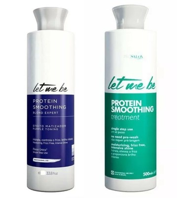 Kit Let me Be Smoothing Protein &Let me be Blond Expert 2 x 1000ml 2x 33,8 fl 0z