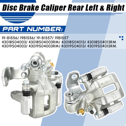 2x Rear Driver Passenger Side Brake Caliper For 2013-2022 Acura ILX Sedan 1.8L - Bild 7 von 17