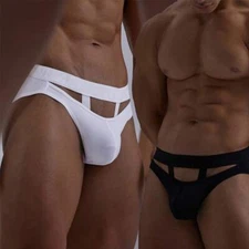 Sexy Men'S Underwear Triangle Pants Sports Low Waist Jockstrap Raised Hip Thread