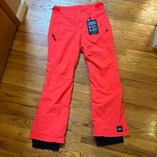 O'Neill Star Insulated Ski Pants - Women's Medium | Neon Dayglow Orange | NWT