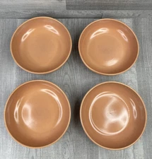 Over & Back Overandback Options 4 piece 8 ” Bowl Stoneware Speckled Brown